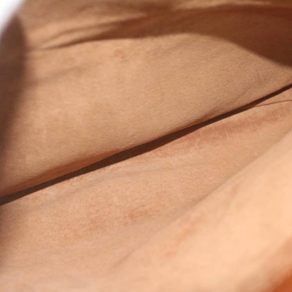 GUCCI Web Sherry Line Hand Bag Leather 2way Brown Red Green Auth 62520 - Picture 16 of 16